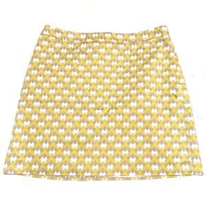 Banana Republic Milly Collection Yellow Career Skirt Women's Plus 14